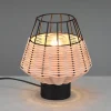 Reality Leuchten Bordlampe Borka med rotting og bur, natur Online