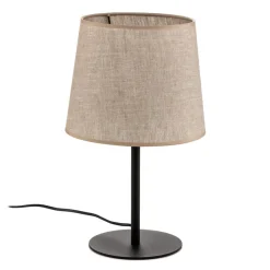 TK Lighting Bordlampe Chicago med skjerm i lin| Bordlamper