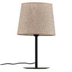 TK Lighting Bordlampe Chicago med skjerm i lin| Bordlamper