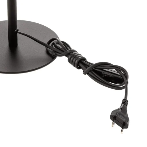 TK Lighting Bordlampe Chicago med skjerm i lin| Bordlamper