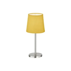 FH Lighting Bordlampe Eve linskjerm, nikkel/gul Hot