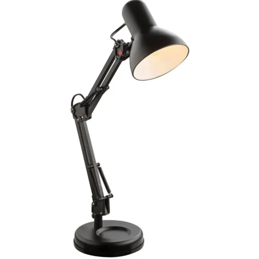 Globo Bordlampe Famous med tre ledd, svart| Kontorbelysning|Bordlamper
