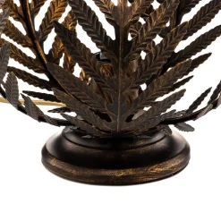 ONLI Bordlampe Felce som bregne i bronse, høyde 24 cm| Bordlamper