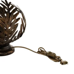 ONLI Bordlampe Felce som bregne i bronse, høyde 24 cm| Bordlamper