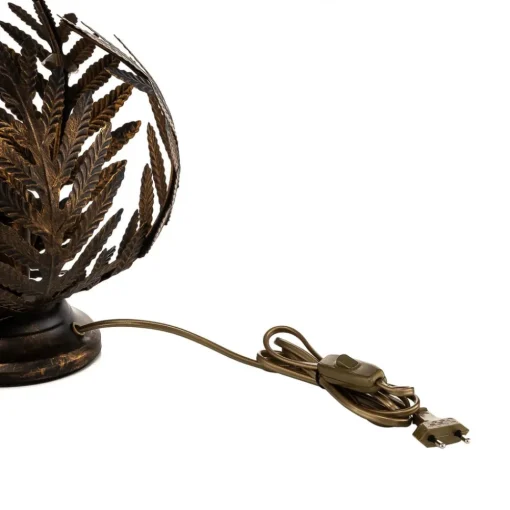 ONLI Bordlampe Felce som bregne i bronse, høyde 24 cm| Bordlamper
