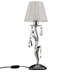 ONLI Bordlampe Jacqueline, 1 lyskilde, hvit| Bordlamper