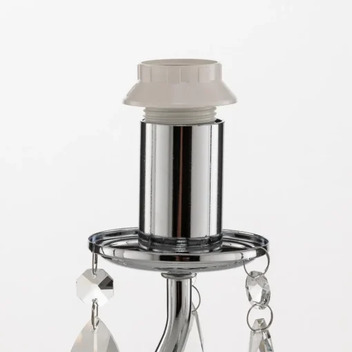 ONLI Bordlampe Jacqueline, 1 lyskilde, hvit| Bordlamper