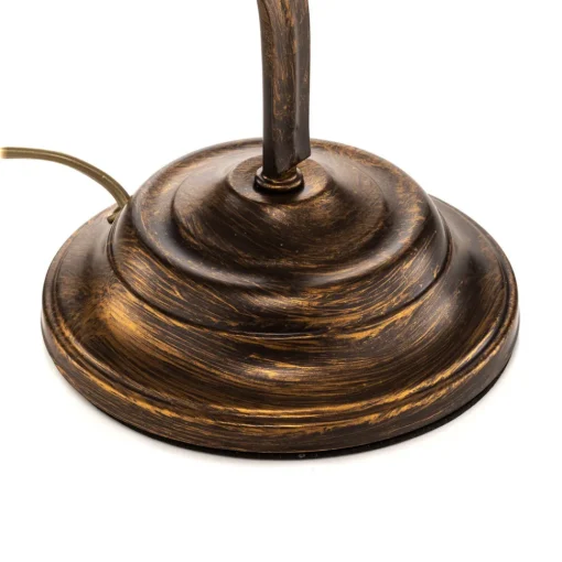 ONLI Bordlampe Lucrezia i bronse med blomsterskjerm Clearance