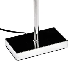 ONLI Bordlampe Makani, krom, med skjelldekor