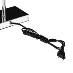 ONLI Bordlampe Makani, krom, med skjelldekor
