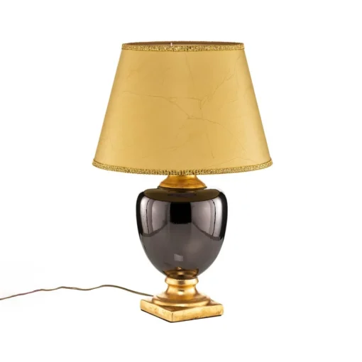 ONLI Bordlampe Mozart i speilgrå/gull| Bordlamper