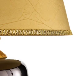 ONLI Bordlampe Mozart i speilgrå/gull| Bordlamper