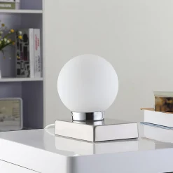 Lindby Bordlampe Naomi med glasskule Hot