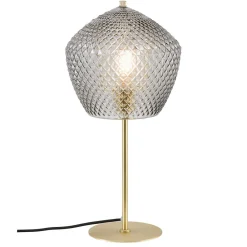 Nordlux Bordlampe Orbiform, glass, røykgrå gjennomsiktig Sale