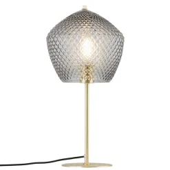 Nordlux Bordlampe Orbiform, glass, røykgrå gjennomsiktig Sale