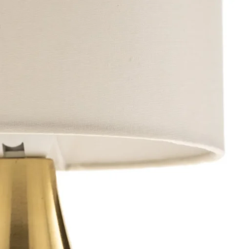 ONLI Bordlampe Ottone med tekstilskjerm, messing| Bordlamper