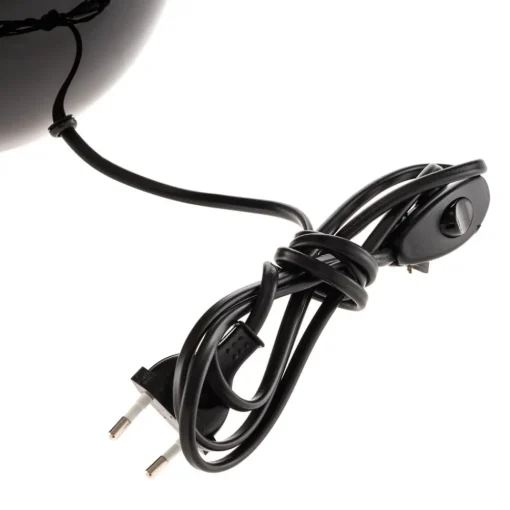 TK Lighting Bordlampe Palla, Ø 20 cm, svart/gull| Bordlamper