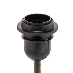 ONLI Bordlampe Seregon med stoffskjerm, høyde 39 cm| Bordlamper