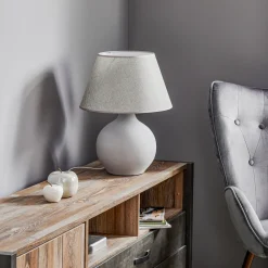 ONLI Bordlampe Sfera, høyde 53 cm, sement/grå Sale