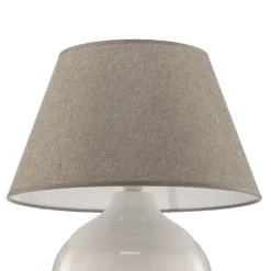 ONLI Bordlampe Sfera, høyde 53 cm, hvit/grå Online