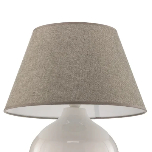ONLI Bordlampe Sfera, høyde 53 cm, hvit/grå Online