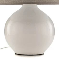 ONLI Bordlampe Sfera, høyde 53 cm, hvit/grå Online