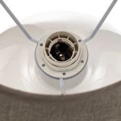 ONLI Bordlampe Sfera, høyde 53 cm, hvit/grå Online