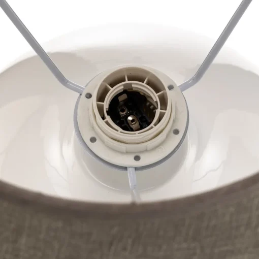 ONLI Bordlampe Sfera, høyde 53 cm, hvit/grå Online