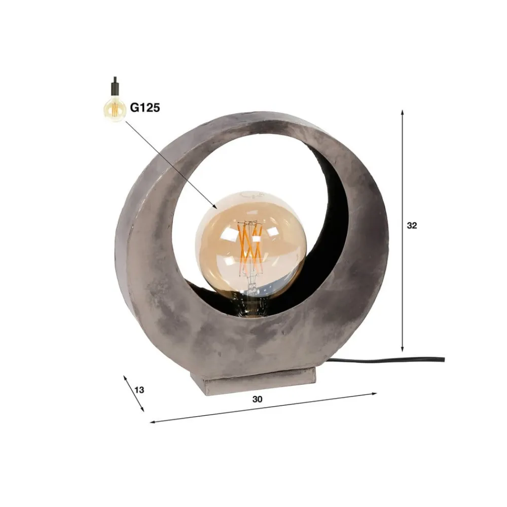 Zijlstra Bordlampe Sonorc, 1 lyskilde, fullmåne| Bordlamper