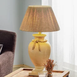ONLI Bordlampe Treccia med stoffskjerm Online