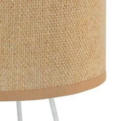 Duolla Bordlampe Trixi med trådramme hvit/beige, stoff, E14 Online