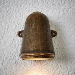 K.S. Verlichting Bronsefarget utendørs vegglampe Offshore| Vegglamper Utendørs