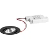 BRUMBERG BB03 innfelt RC driver kantet svart| Downlights