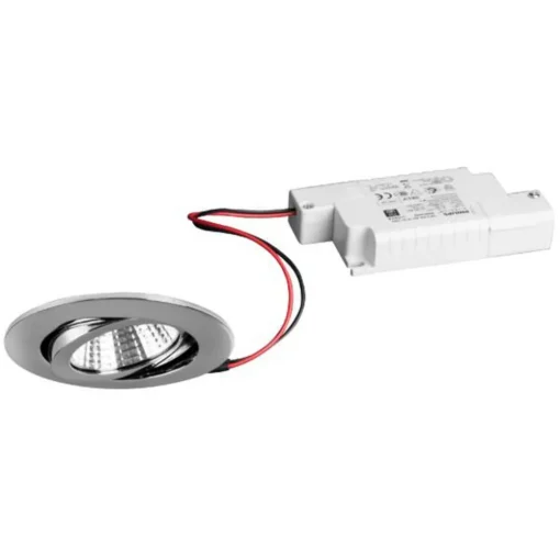 BRUMBERG BB03 innfelt RC driver kantet krom| Butikkbelysning|Downlights