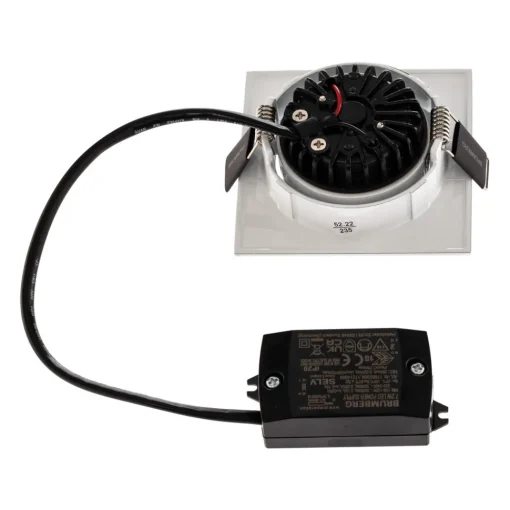 BRUMBERG BB05 innfelt spot ikke dimbar hvit glans Clearance