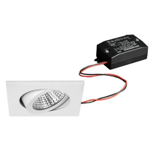 BRUMBERG BB05 innfelt spot ikke dimbar hvit glans Clearance