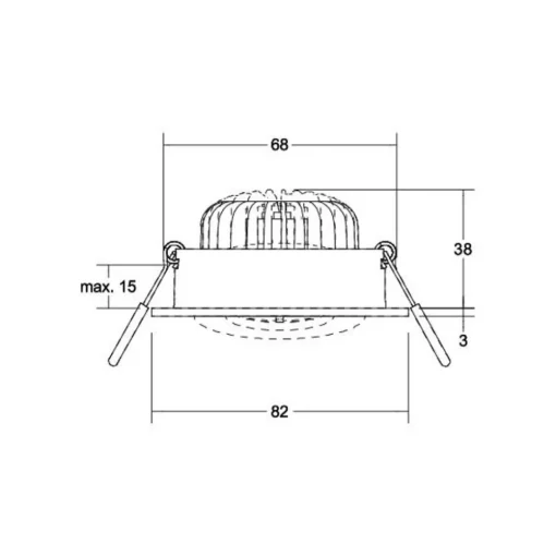 BRUMBERG BB33 LED-downlight ikke dimbar hvit| Butikkbelysning|Downlights