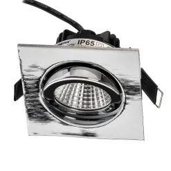 BRUMBERG downlight IP65 kantet stillbar krom Hot