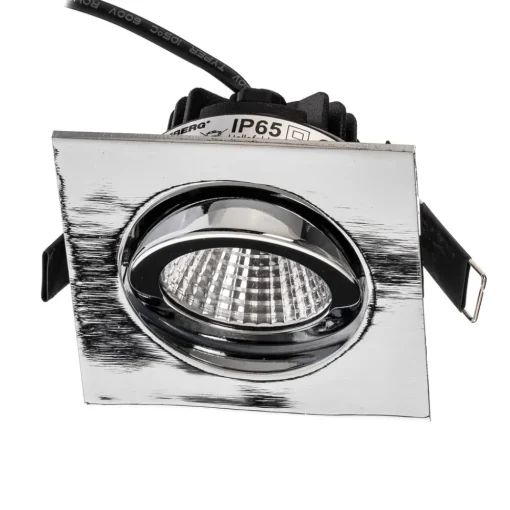 BRUMBERG downlight IP65 kantet stillbar krom Hot