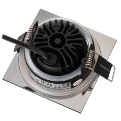 BRUMBERG downlight IP65 kantet stillbar krom Hot