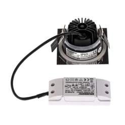 BRUMBERG downlight IP65 kantet stillbar krom Hot