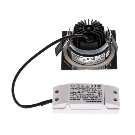 BRUMBERG downlight IP65 kantet stillbar krom Hot