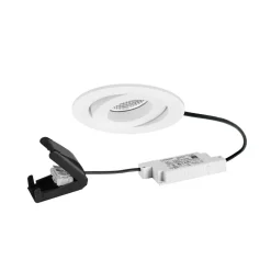 BRUMBERG LED innfelt spot BB33 RC tilkoblingsboks strukturert hvit Hot