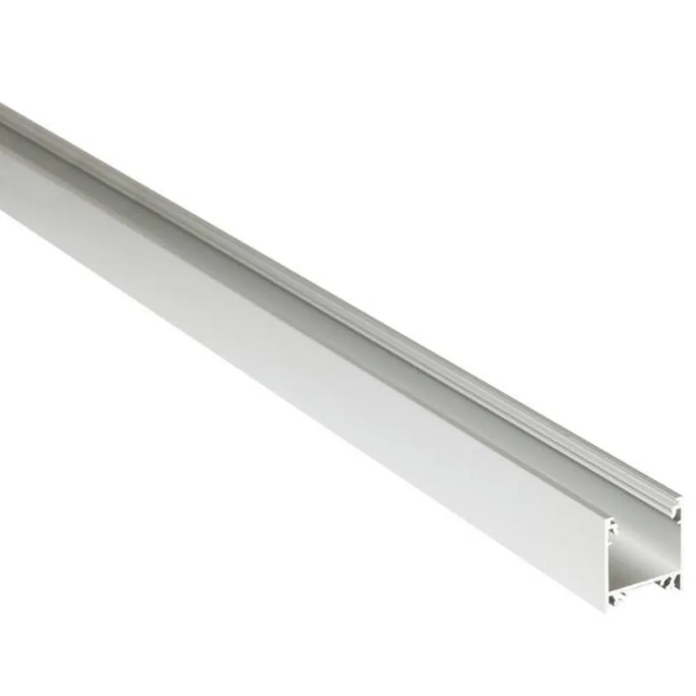 BRUMBERG monteringsprofil høyde 25 mm lengde 1 m sort| Lysstriper