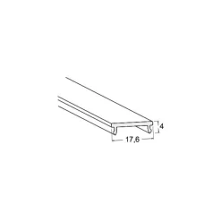 BRUMBERG One click-deksel, opal, lengde 3 meter