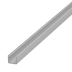 BRUMBERG One LED utenpåliggende monteringsprofil, aluminium, høy, 1 meter| Lysstriper