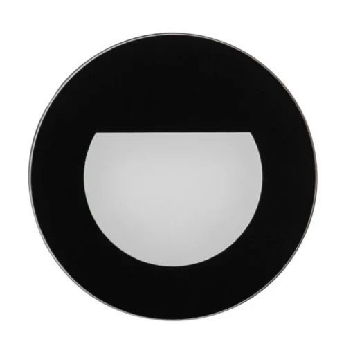 BRUMBERG Wall Kit68 lampe flat rund svart Online