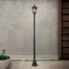 ORION Brun lysstolpe Fabio 1fl 211 cm| Lyktestolper