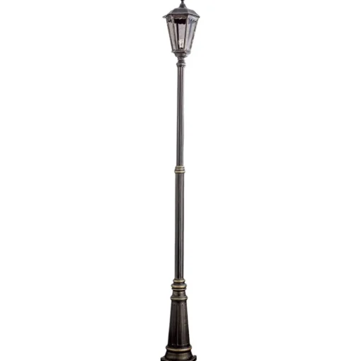 ORION Brun lysstolpe Fabio 1fl 211 cm| Lyktestolper
