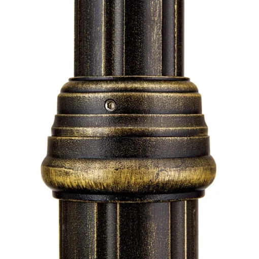 ORION Brun lysstolpe Fabio 1fl 211 cm| Lyktestolper